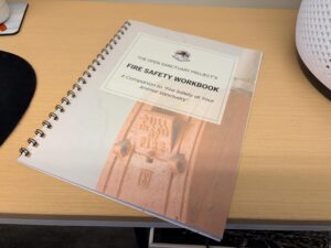 Our Fire Safety Workbook printed and bound