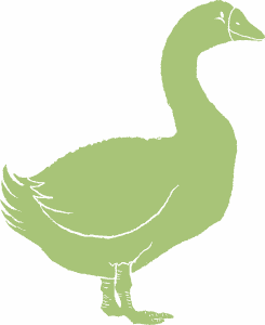 green goose graphic