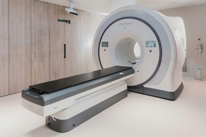 a CT scanner