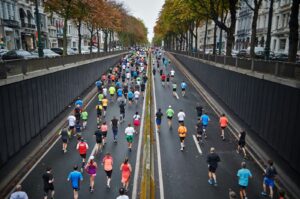 marathon runners