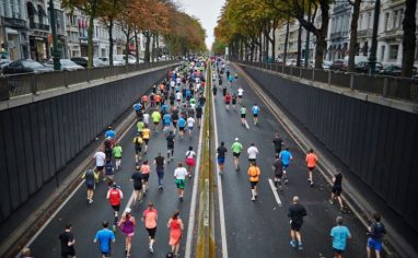 marathon runners